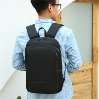 バックパックメンズ 2024 新しいビジネスラップトップバッグ大容量カジュアルファッション防水ナイロン学生バッグ