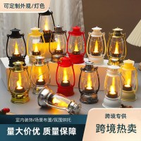 レトロスイングキャンドルライトランタンランタンキャンプキャンプライトライトライトインスベッドルーム導入雰囲気の光