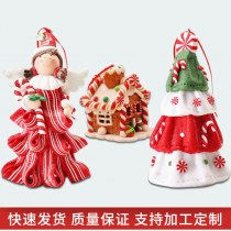 新しいパン粘土クリスマスソフト粘土天使クリスマスギフトクリエイティブ外国貿易PVCクリスマスツリー装飾用品