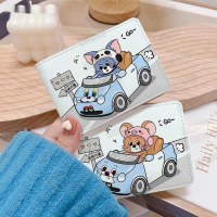 トムとジェリーの漫画運転免許証保護カバーツーインワン運転免許証自動車運転免許証セットカードホルダードキュメントカバー