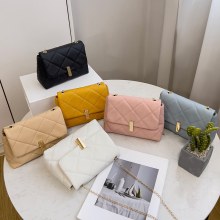 女性用の韓国風の小さなスクエアバッグ、チェーンバッグ、多用途のショルダーバッグ