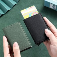 盗難防止 RFID 金属カード ホルダー、クレジット カード アルミニウム金属ボックス、メンズ カード ボックス、カード スロット、ウォレット カード