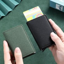 盗難防止 RFID 金属カード ホルダー、クレジット カード アルミニウム金属ボックス、メンズ カード ボックス、カード スロット、ウォレット カード