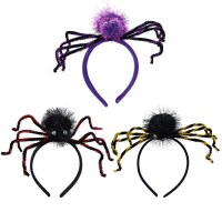 ハロウィン ヘッドドレス シングル スパイダー ヘッド バックル ヘッドバンド スパイダー ヘッドドレス スパイダー ヘッドバンド 装飾小道具 ヘッドバンド