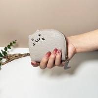 猫 カード ホルダー レディース 2024 新しい コンパクト インターネット セレブ かわいい マルチカード スロット 高度な漫画小銭入れ 機内持ち込み かわいい