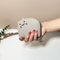 猫 カード ホルダー レディース 2024 新しい コンパクト インターネット セレブ かわいい マルチカード スロット 高度な漫画小銭入れ 機内持ち込み かわいい