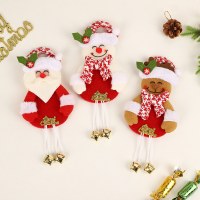 クリスマスペンダント装飾品漫画サンタクロースヘラジカペンダントクリスマスツリーベルバックパック携帯電話ペンダント