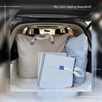綿のキルト用の大きな収納バッグ、衣類の仕分け、ジッパー付き手荷物バッグ、屋台のランニングキルト