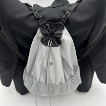スペースグレイナイロン軽量大容量メッシュバックパック