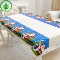 Cunjie 新しいクリスマス装飾漫画 pvc クリスマステーブルクロスクリスマス装飾用品テーブルクロス卸売