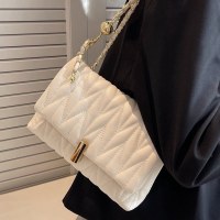 レディースバッグ韓国スタイル多用途菱形チェーンクロスボディバッグ2024夏の新しいファッショントレンディなシンプルなハイエンドの小さなスクエアバッグ