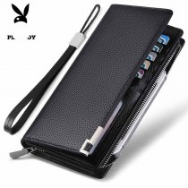 メンズ財布、マルチカードスロット、大容量カードホルダー、2 in 1 シンプル、ファッショナブルなクラッチ、多機能