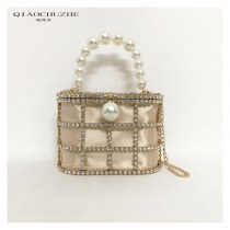 フレンチニッチバッグ、ハイエンド、新しいトレンディなパールバケットバッグ、イブニングバッグ、ハンドバッグ、レディースバッグ