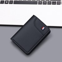 縦型メンズ財布カードホルダー卸売超薄型メンズ財布抗消磁シンプルなメンズ財布