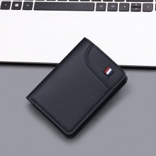 縦型メンズ財布カードホルダー卸売超薄型メンズ財布抗消磁シンプルなメンズ財布