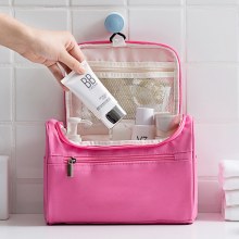 ポータブル、シンプル、大容量旅行用トイレタリーバッグ、ピローフックトイレタリーバッグ、防水オックスフォード布ポータブルストレージバッグ