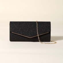 新しいヨーロッパとアメリカンスタイルの女性のイブニングバッググリッター素材のハイエンドニッチクロスボディバッグ
