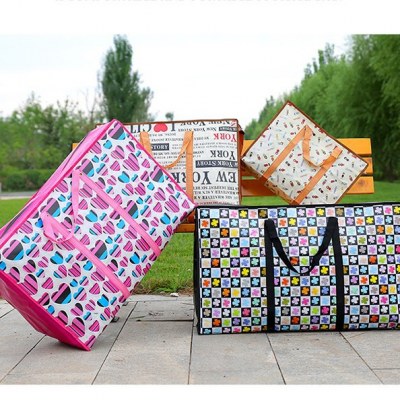 引越しバッグ ダッフルバッグ キルト収納袋 撥水不織布 増粘 ポータブル整理 引越し梱包袋