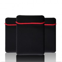 ラップトップスリーブダイビング素材 SBR 立体両面黒と赤 11 インチ 13 14 15 インチコンピュータバッグ