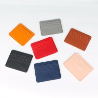 カードホルダーカードホルダー超薄型シンプルなマルチカードスロットpuレザー卸売カードホルダー大容量カードホルダー