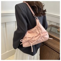 プリーツリボン 2024 新スタイルファッショナブルなスイートカジュアル大容量多機能バックパックトートレディースバッグ