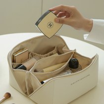 新しいスタイルの女性用化粧品バッグ、大容量、ポータブル、インスタイル、ハイエンド旅行用化粧品、トイレタリーバッグ、収納バッグ