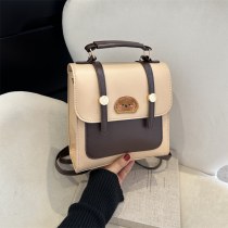 通勤テクスチャー、シンプルでスタイリッシュなレトロカジュアルバッグ、秋冬の新しい韓国風バックパック、クロスボディバッグ、トレンディ