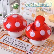 イン家庭用デスクトップゴミ箱キッチンクリエイティブ紙バスケット車ミニ紙バケツ首振りキノコ収納バケツ