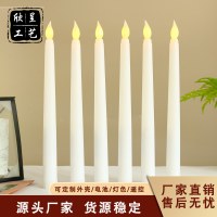 エレクトロニックキャンドルライトハロウィーンクリスマスデコレーションカラーキャンドルDiy Long Rod Wax Spot