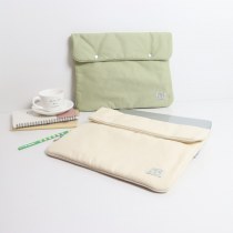 ソリッドカラーのシンプルな学生収納大容量キャンバスコンピュータバッグレディース14インチ13インチpro411インチIPADタブレットバッグ