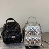 ダイヤモンドバックパック女性の 2024 新ファッション多用途バックパックスクールバッグシングルショルダートラベルバッグトレンディ