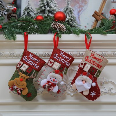 クリスマス飾り 新しいサンタクロース 雪だるま 立体人形 クリスマスストッキング クリスマスツリー 吊り下げ飾り