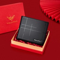 メンズ財布長財布本革財布メンズ第一層牛革マルチカードスロットカードホルダー財布卸売