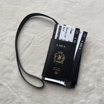 パリ新製品 24 s 航空券財布パスポートバッグファッショナブルな多用途カップルスタイル レザー 財布
