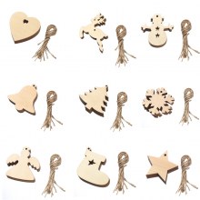 クリスマス装飾ペンダントペンダント彫刻木工芸品 DIY カントリー木製家の装飾ギフトアクセサリー