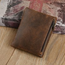 Guchaoke Amazon メンズ 財布 本革 縦型財布 カジュアル ファッション マルチスロット レトロ 牛革 コイン