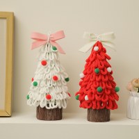 ミニクリスマスツリー DIY ツイストスティック手作り素材パッケージデスクトップ装飾品ホーム小さなギフトクリスマス装飾