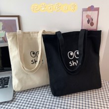 バッグ新しい女性のハンドヘルドショルダーバッグ大学生キャンバスバッグスクールバッグ女性収納袋