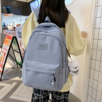 フォレスト大容量高校生大学生通学女性シンプルで多用途なインキャンパススタイルバックパック女性コンピュータバックパック