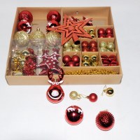 売れ筋 97 ピース クリスマス ボール特殊形状組み合わせ装飾組み合わせペンダント飛散防止ボール クリスマス デコレーション セット