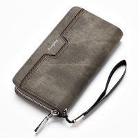 baellerry メンズロングジッパーウォレット pu レザークラッチバッグビジネスカジュアルユースクラッチバッグ卸売