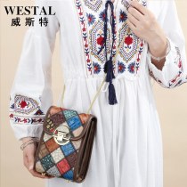 女性用バッグ、ニッチな韓国バージョン、新しいハイエンドで多用途なクロスボディアンダーバッグ、本革のシンプルな小さなバッグ