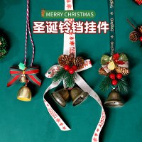 クリスマス装飾ベルボウ松葉松ぼっくりペンダント車吊りクリスマスツリーお祭り雰囲気小道具ミニ
