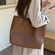 レトロ 大容量 バッグレディースバッグ 2024 新しいトレンディな韓国の多用途トートバッグ 大容量 ショルダー通勤バッグ