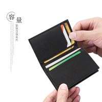 本革名刺ホルダー男性ビジネスクロスパターン名刺ホルダー垂直カードホルダー肥厚展示ギフトボックスカードホルダー 3102