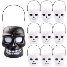 ハロウィーンスカルワンホーリーハンドリフティングスカルバレルプラスチックの子供用キャンディー装飾用品プロップ