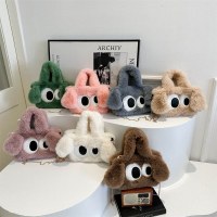 ぬいぐるみレディースバッグ、かわいい大きな目の犬のチェーンバッグ、新しい春のトートバッグ、大きな目のぬいぐるみバッグ、シングルショルダークロスボディバッグ