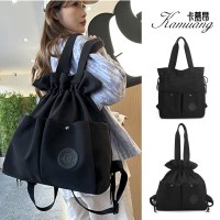2024 新しいバックパック女性のファッションデュアル目的ショルダーバッグ大容量トラベルファブリックバックパック