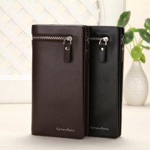 メンズ長 財布 メンズ 財布 メンズマネーロングバッグ多機能ジッパーバッグ小銭入れ携帯電話バッグ