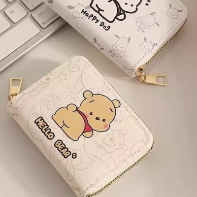 オルガンカードバッグ、ファスナー財布、ID、高見え、高級、子供、学生、防水ベア、男性、女性